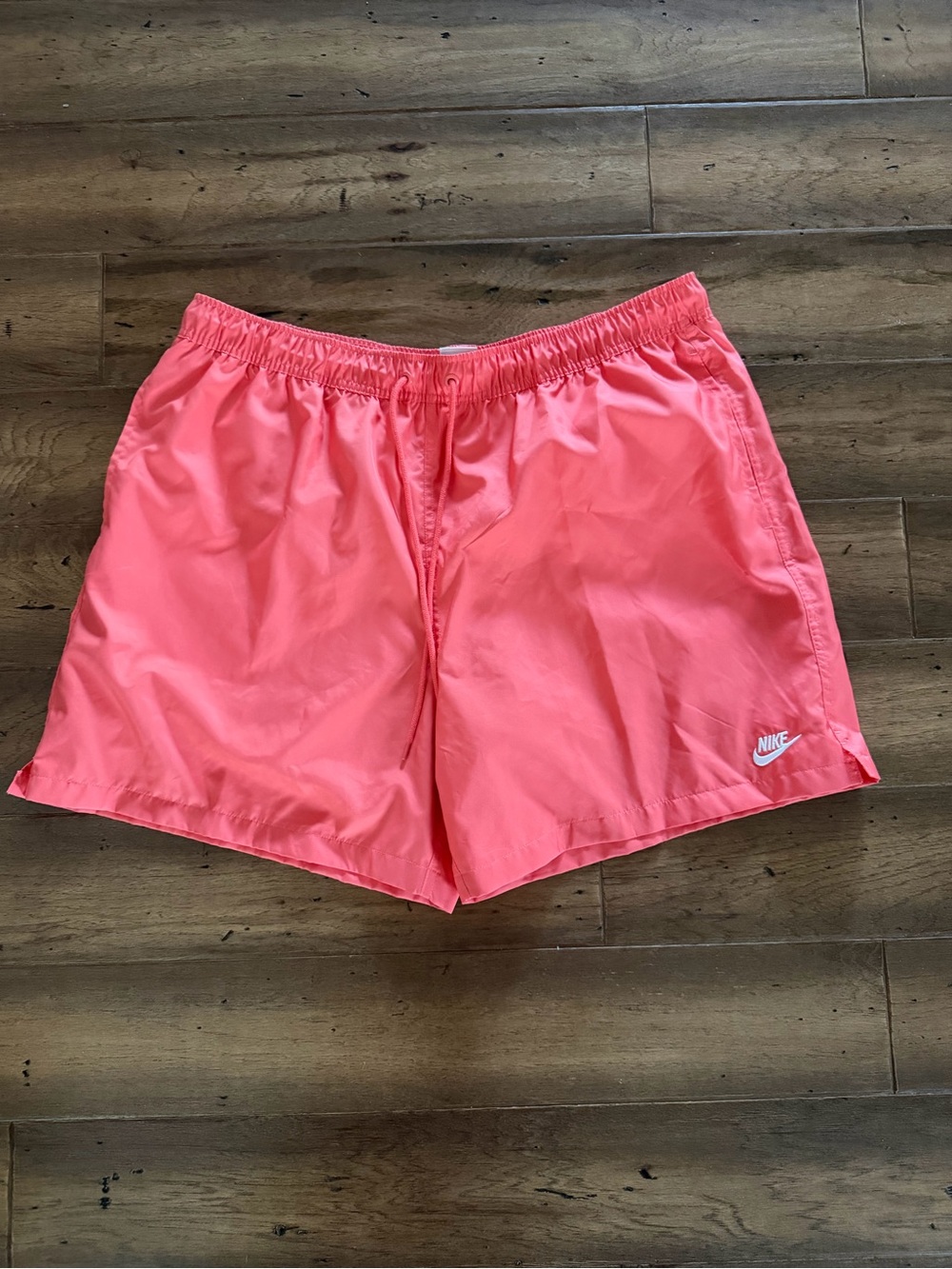 Nike Swim Trunks Mens XL Hyper Coral Volley Shorts Mesh Lined